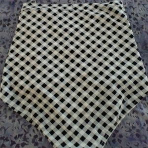 Checkered bikini bottoms.